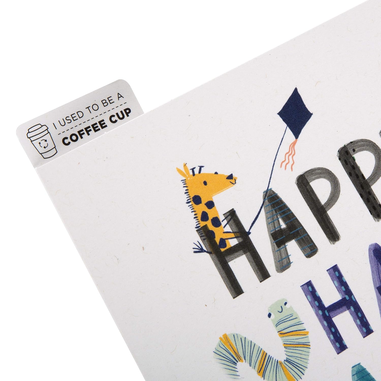 Hallmark Croppers Cupcycled Birthday Card - Cute Animal Illustration Design