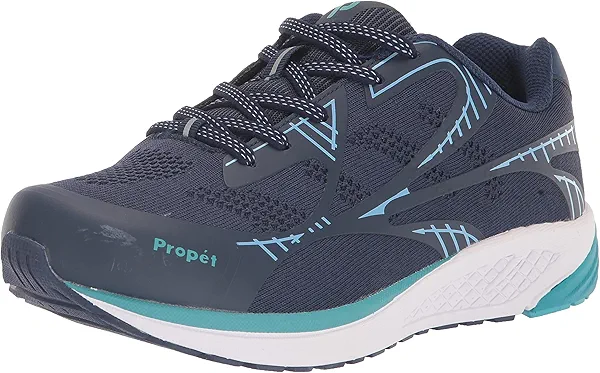 Propét Womens One Lt Walking Walking Sneakers Athletic Shoes - Black