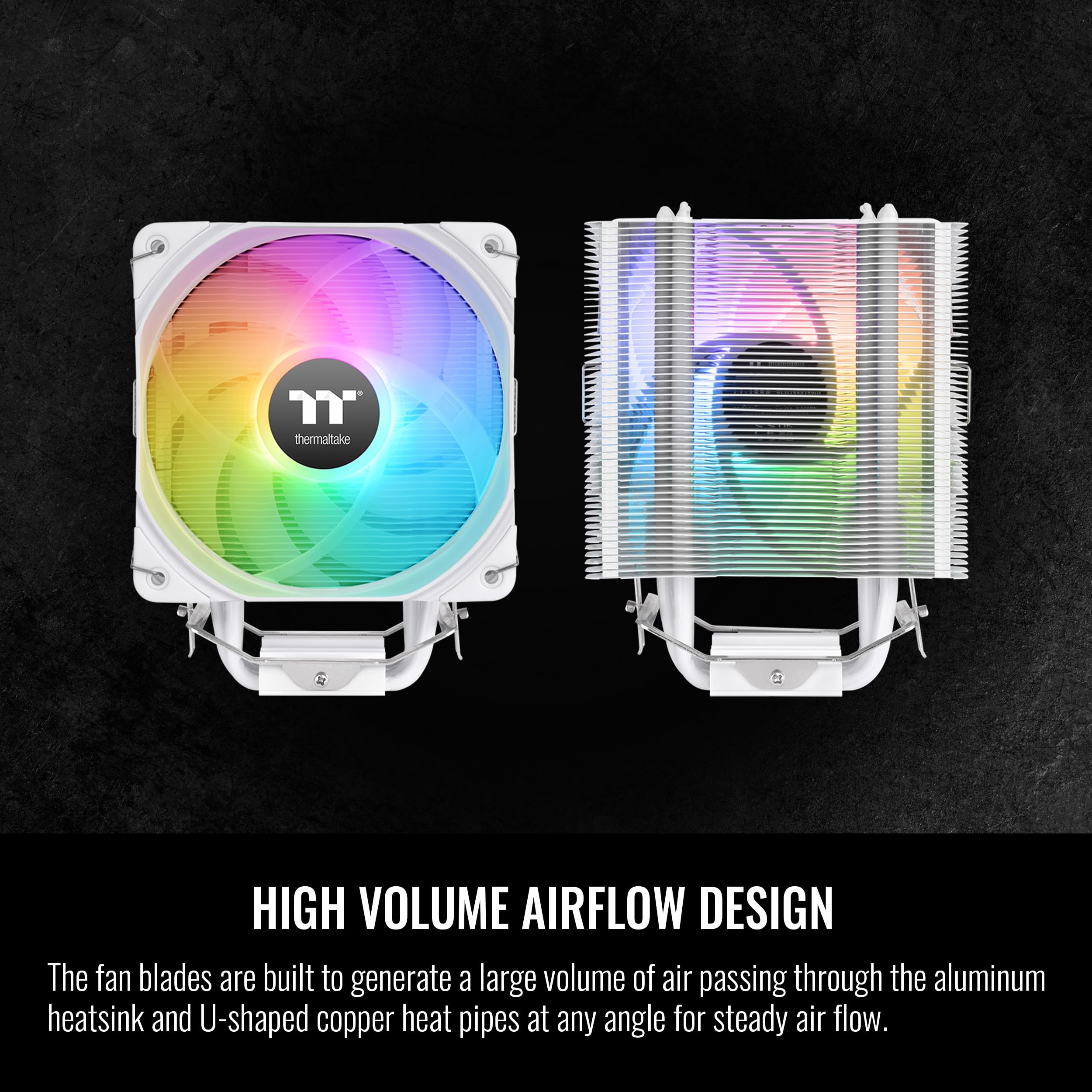 Thermaltake UX200 SE White Air cooler ARGB 5V MB Sync