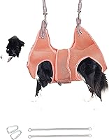 Vista 1 de Potens' Pet Hamaca de aseo para perros con correa de seguridad, hamaca mediana para recortar uñas