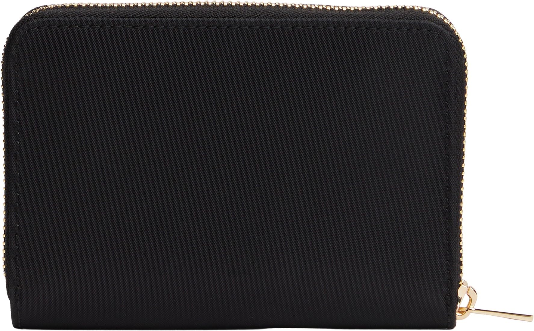 TOMMY HILFIGER Damen TH ICON MED ZA Nylon AW0AW17741 Geldbörse mit umlaufendem Reißverschluss, Schwarz (Schwarz), Einheitsgröße, Schwarz (Schwarz), One Size