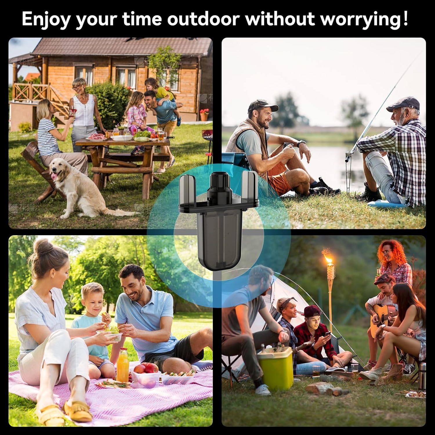 4 Pack Mosquito Repellent Refills for E-Series - Advanced Cartridges for Bedroom Kitchen and Garden Use