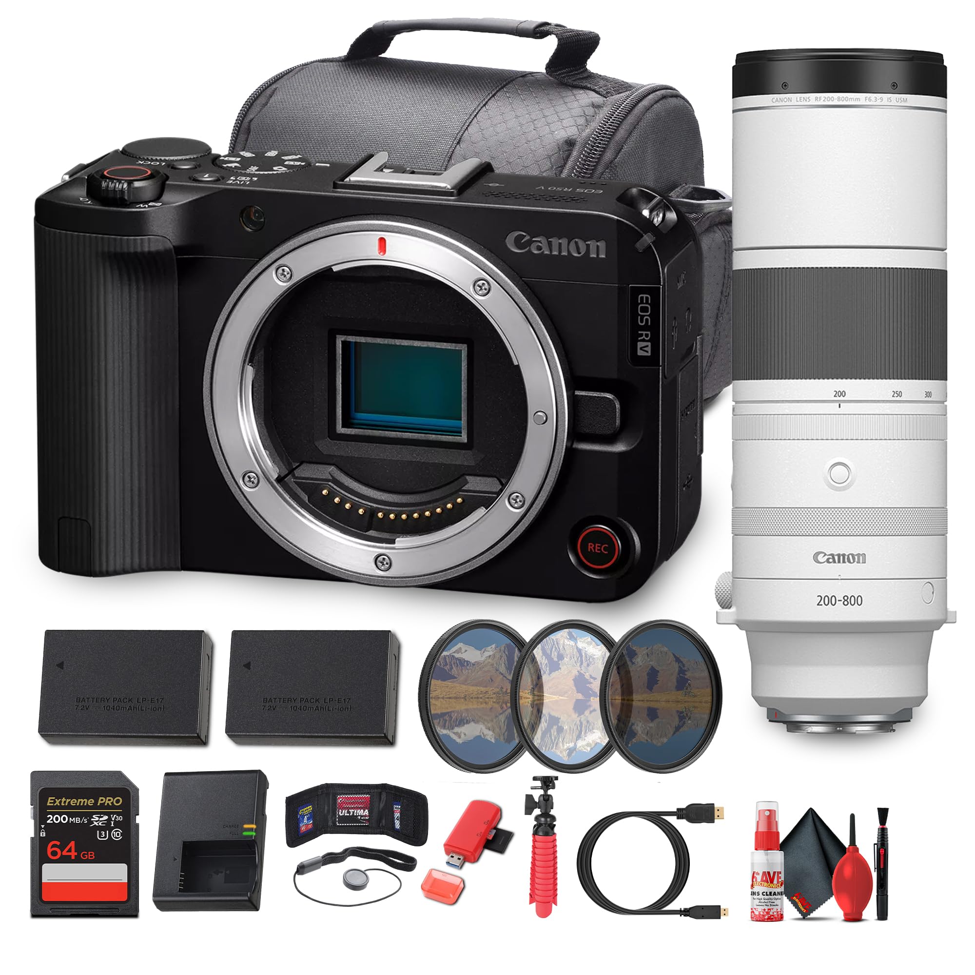 Amazon.com : Canon EOS R50 V Mirrorless Camera (6895C002) | 24.2MP