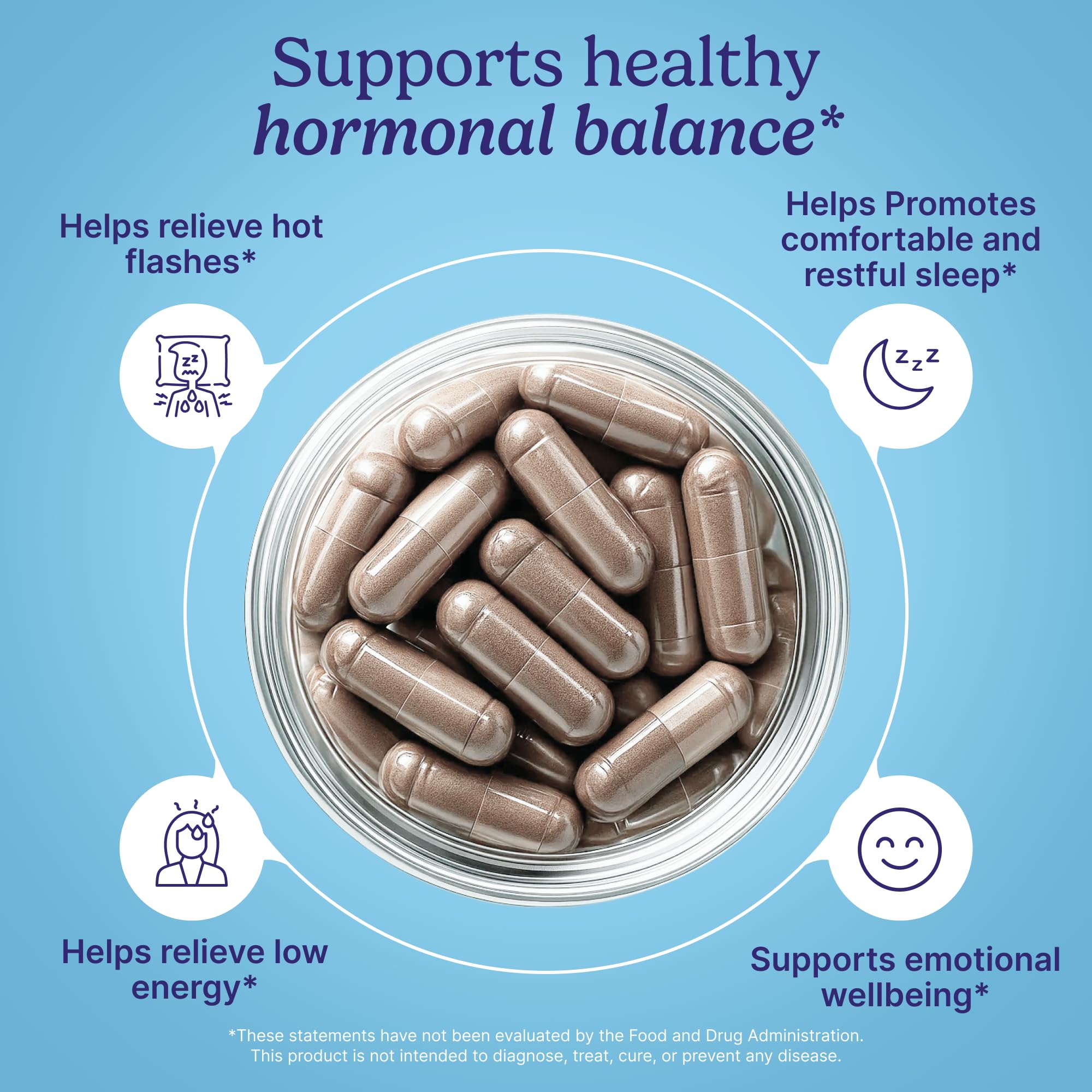 Santo Remedio Hormone Balance for Women, Menopause Support, 30 Capsules — Amazon image 3