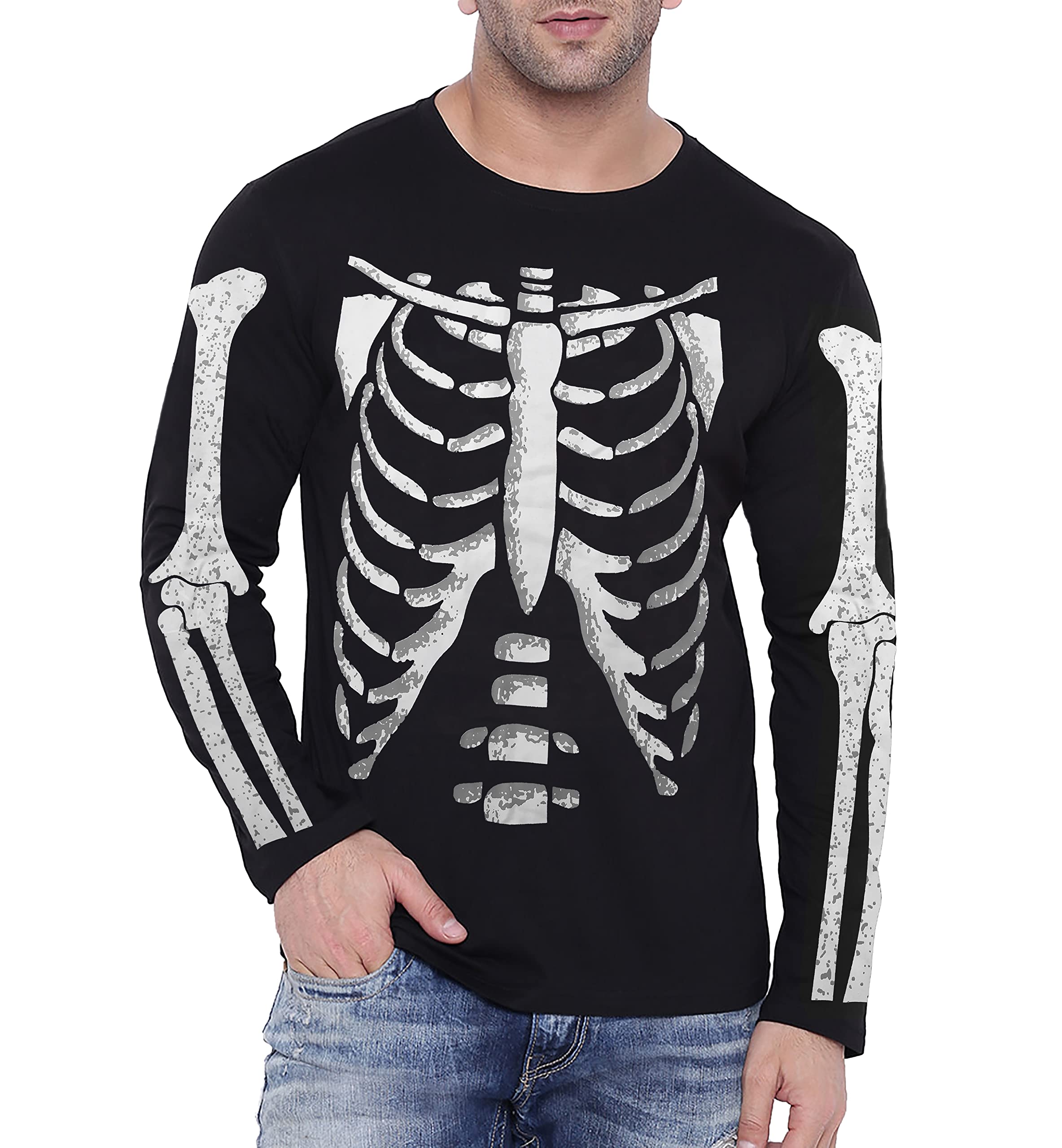 Extraordinary Skeleton Long Sleeve Shirt Images