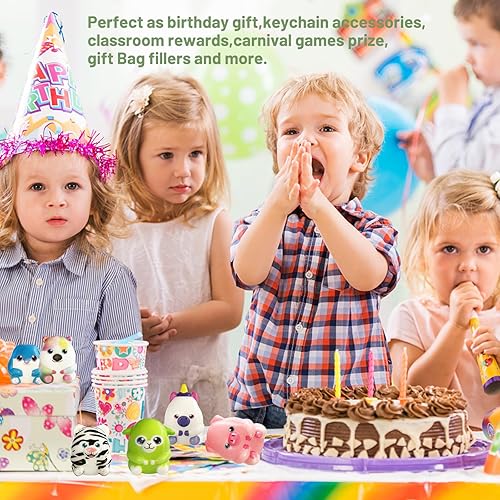 Miniatura 5 de 24 piezas de recuerdos de fiesta llenos de juguetes esponjosos, juguetes esponjosos jumbo de levantamiento lento, juguetes blandos de animales