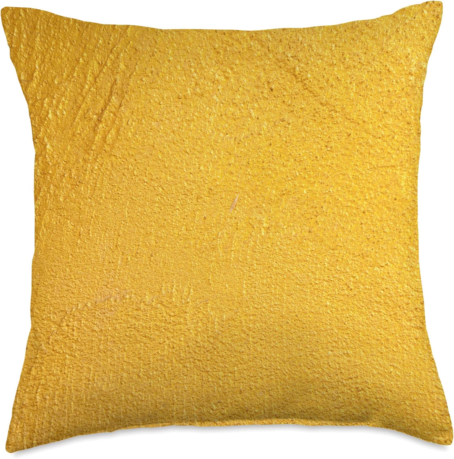 Yellow Wall Color Design Throw Pillow