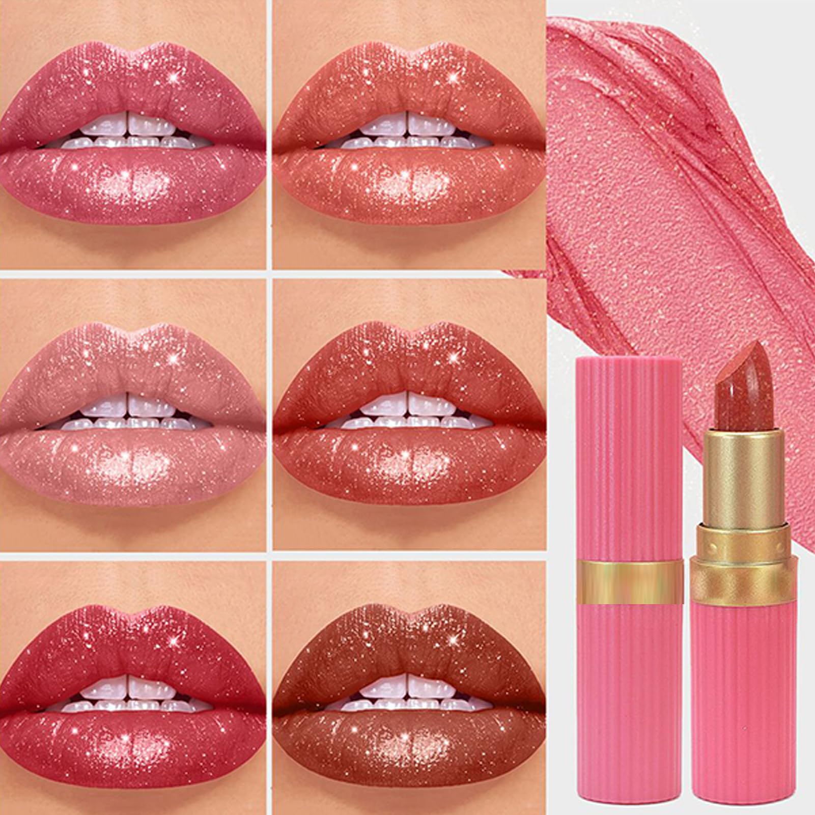 Trucco Labbra Kit Set Labbra Effetto Lucido e Opaco | Trucco Labbra Resistente All'acqua Per Cerimonie Matrimonio Adolescenti E Uso Quotidiano