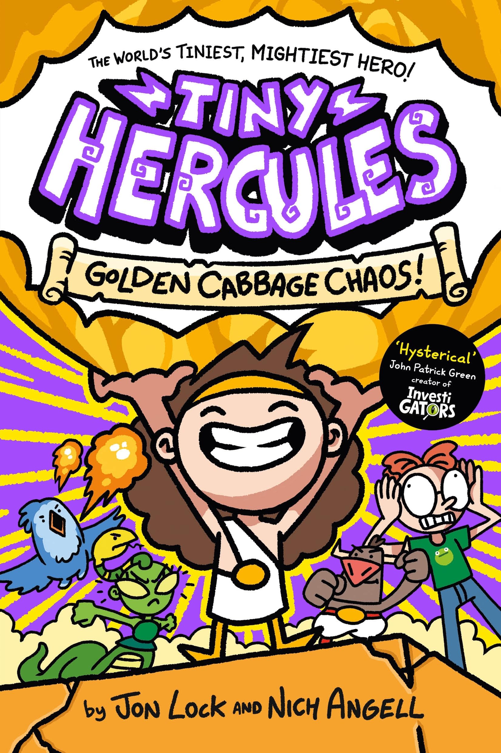 Tiny Hercules - Golden Cabbage Chaos: A chaotically funny comic book adventure, perfect for Donut Squad fans!