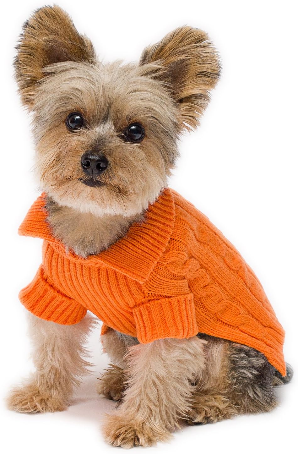 Stinky GTangerine Aran Dog Sweater Size #10 Small
