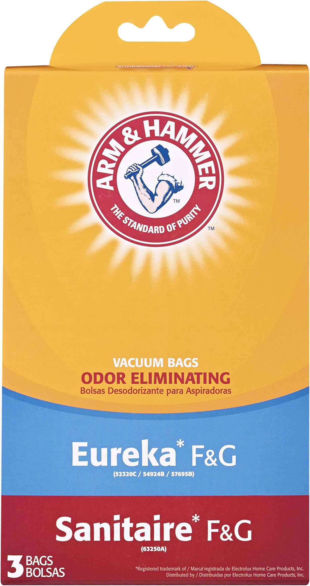 Arm & Hammer Vacuum Bags, Replacement for Eureka/Sanitaire