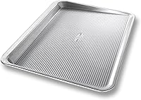 Vista 1 de USA Pan Bakeware Sartén de Acero Aluminizado para Galletas con Cavidades, Grande