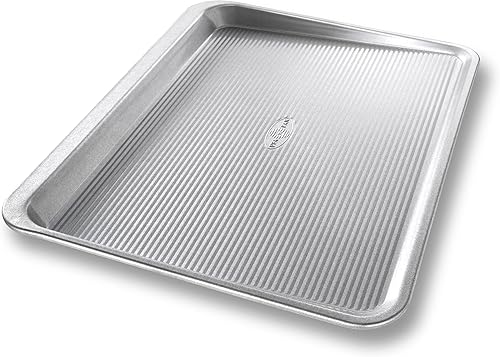USA Pan Bakeware Sartén de Acero Aluminizado para Galletas con Cavidades, Grande