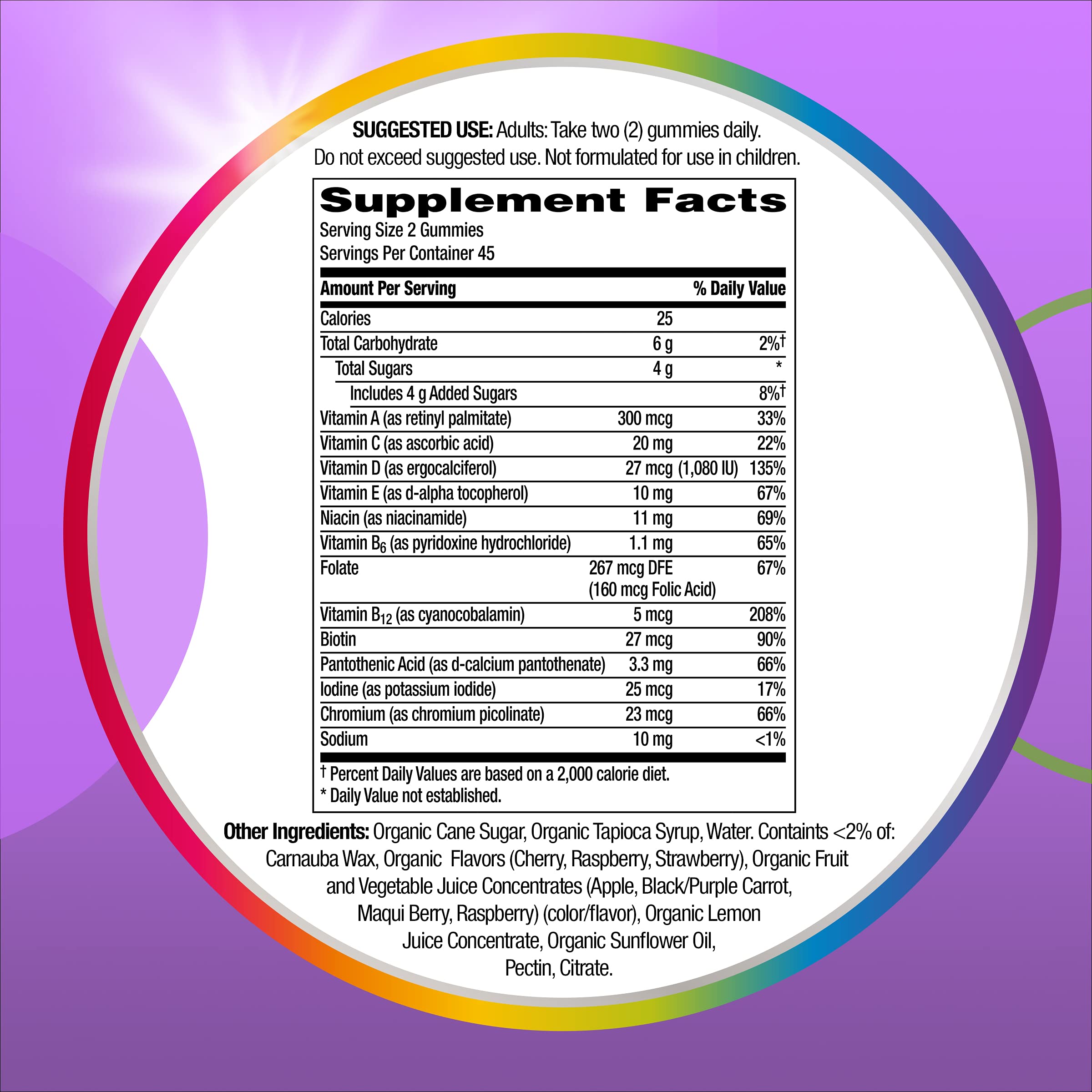 Centrum Women's Organic Multigummies Women's Multivitamin Gummies