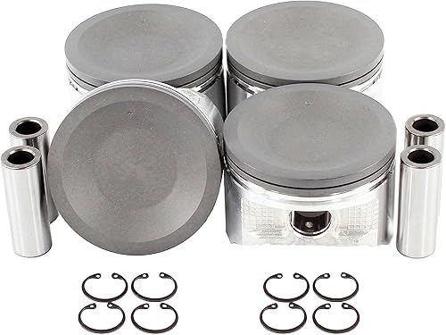 Miniatura 5 de DNJ Juego de pistones P625 estándar para Nissan Altima Frontier Xterra 1998-2004 2.4L L4 16V DOHC 2389cc