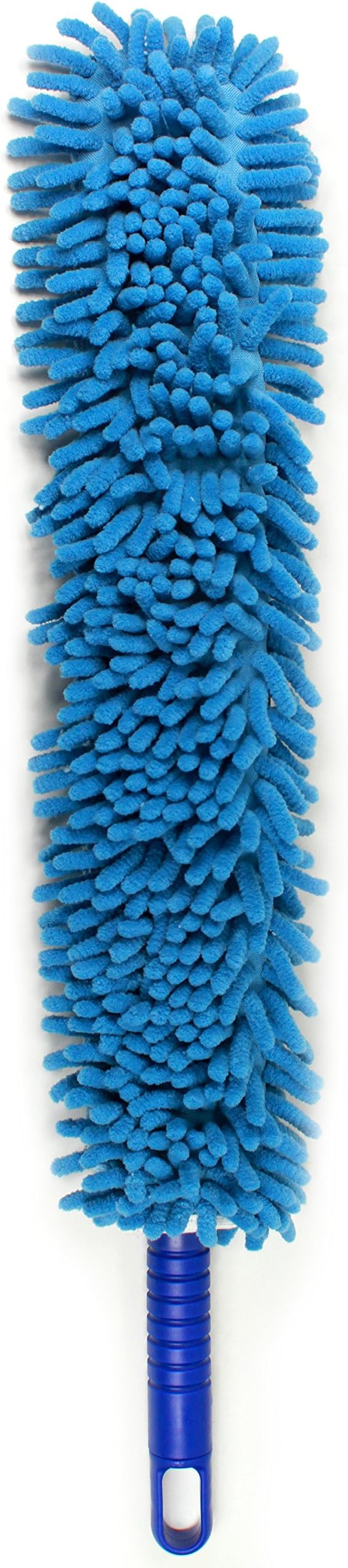 Jet Clean Chenille Microfiber Flat Hand Duster-Dust Appliances, Ceiling Fans, Blinds, Furniture, Shutters, Cars, Delicate Surfaces-Chenille