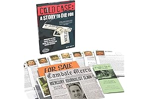 ThinkFun Cold Case: Demystify A Spine Chilling Mystery Gift Set
