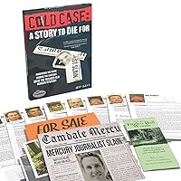 Thinkfun Cold Case Files - A Story To Die For - Murder Mystery Game for Adults and