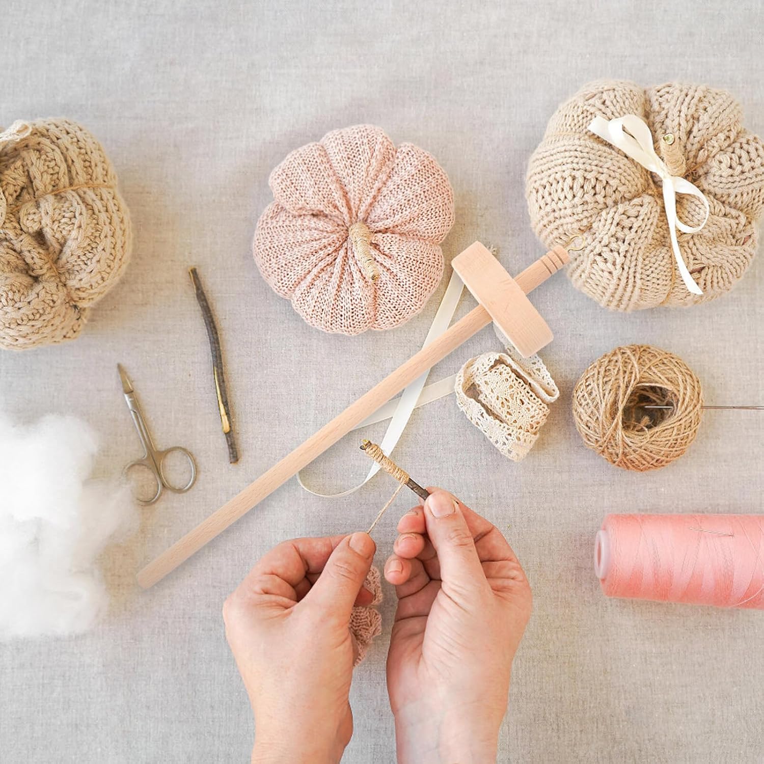 EXCEART Wooden Drop Spindle Tool for Beginners Yarn Spinning Accessory for DIY Embroidery and Knitting Durable Design for Efficient Storage and Use