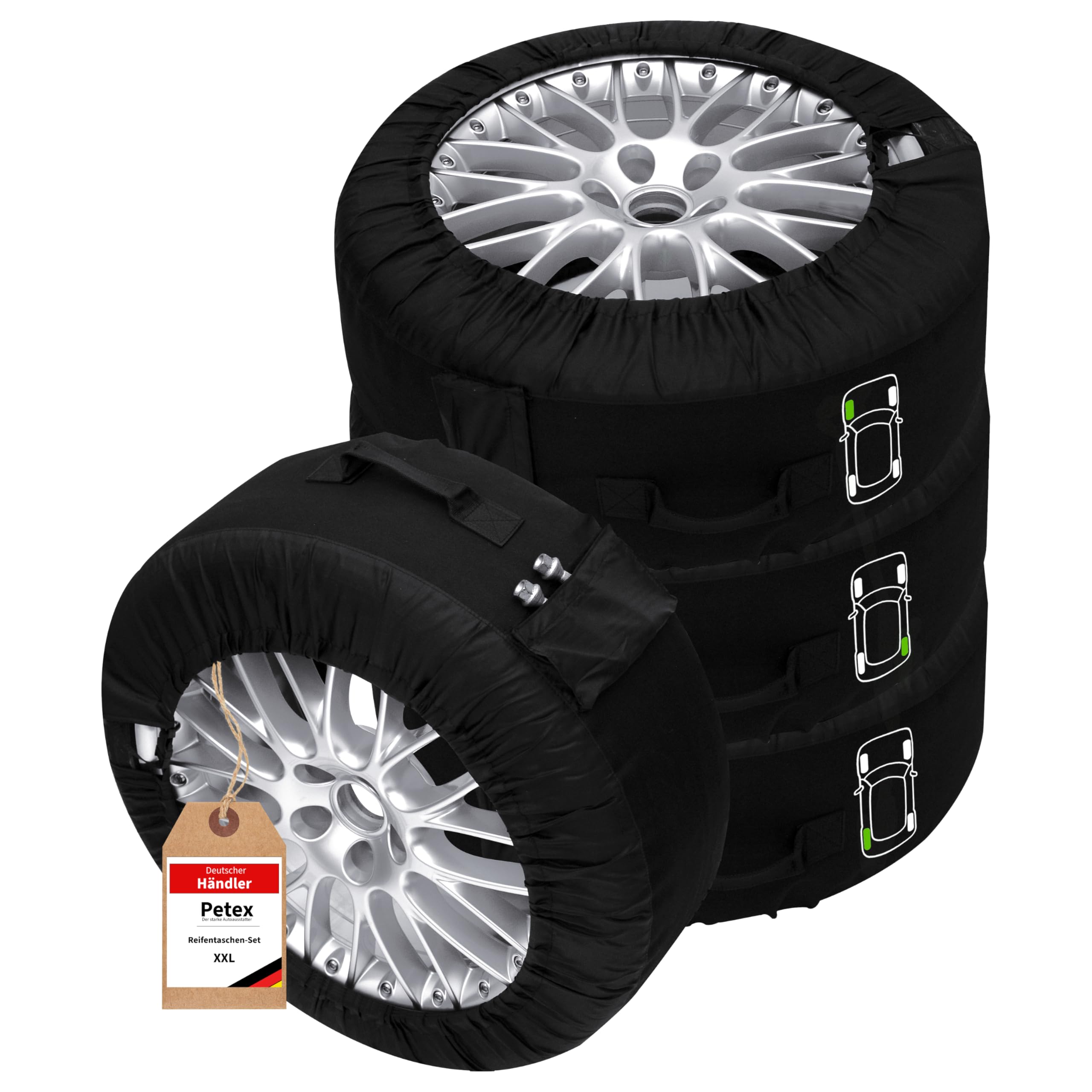 PETEX 4028985573858 Tyre Bag Set of 10