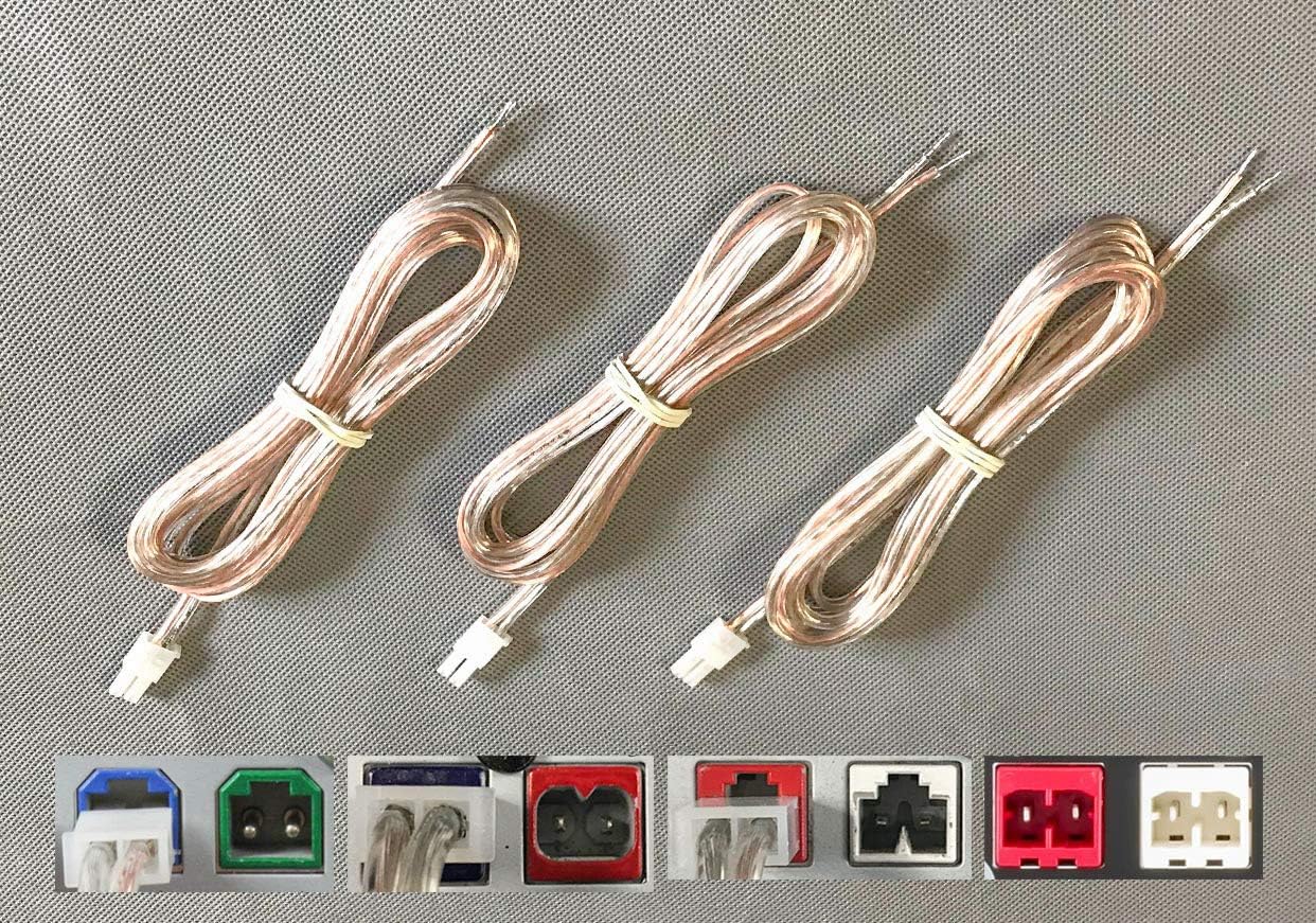 3X 6ft Home Theater Speaker Wire/Cable/Cord Compatible with