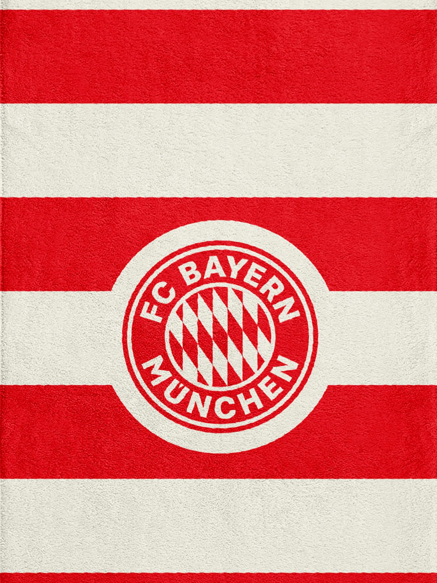 Toalla de baño FC Bayern München 100x50 cm Rojo y Blanco
