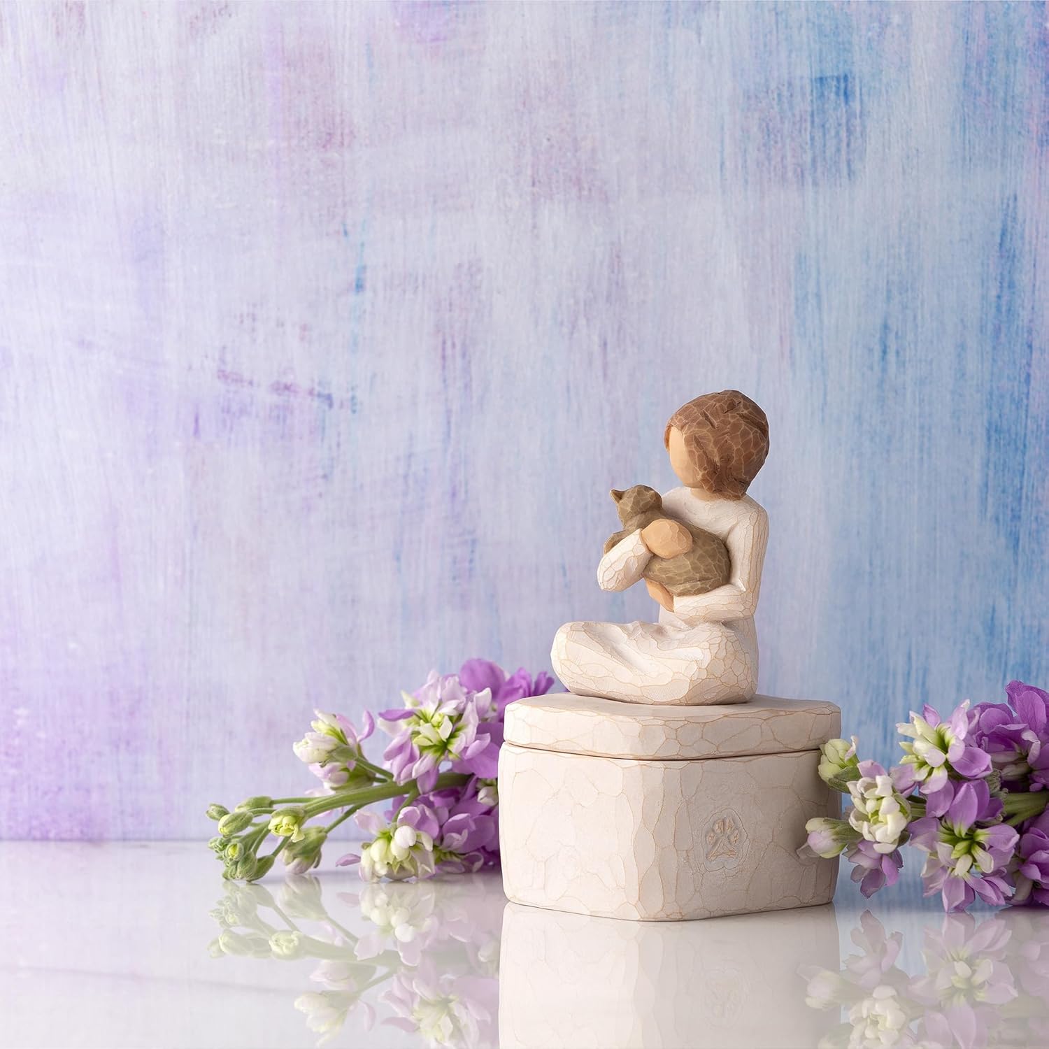 Willow Tree Kindness (girl) Keepsake Box, sculpted Hand-Painted Keepsake Box