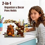 Capybara Building Blocks Set -1880PCS Cute Animals & Flowers Building Bricks Kit Kawaii Capybara Gifts Toy for Kids Age 8+, Capybara Stuff Pen Holder&Desk Organizer, Arts &Crafts for Boys Girls Adult