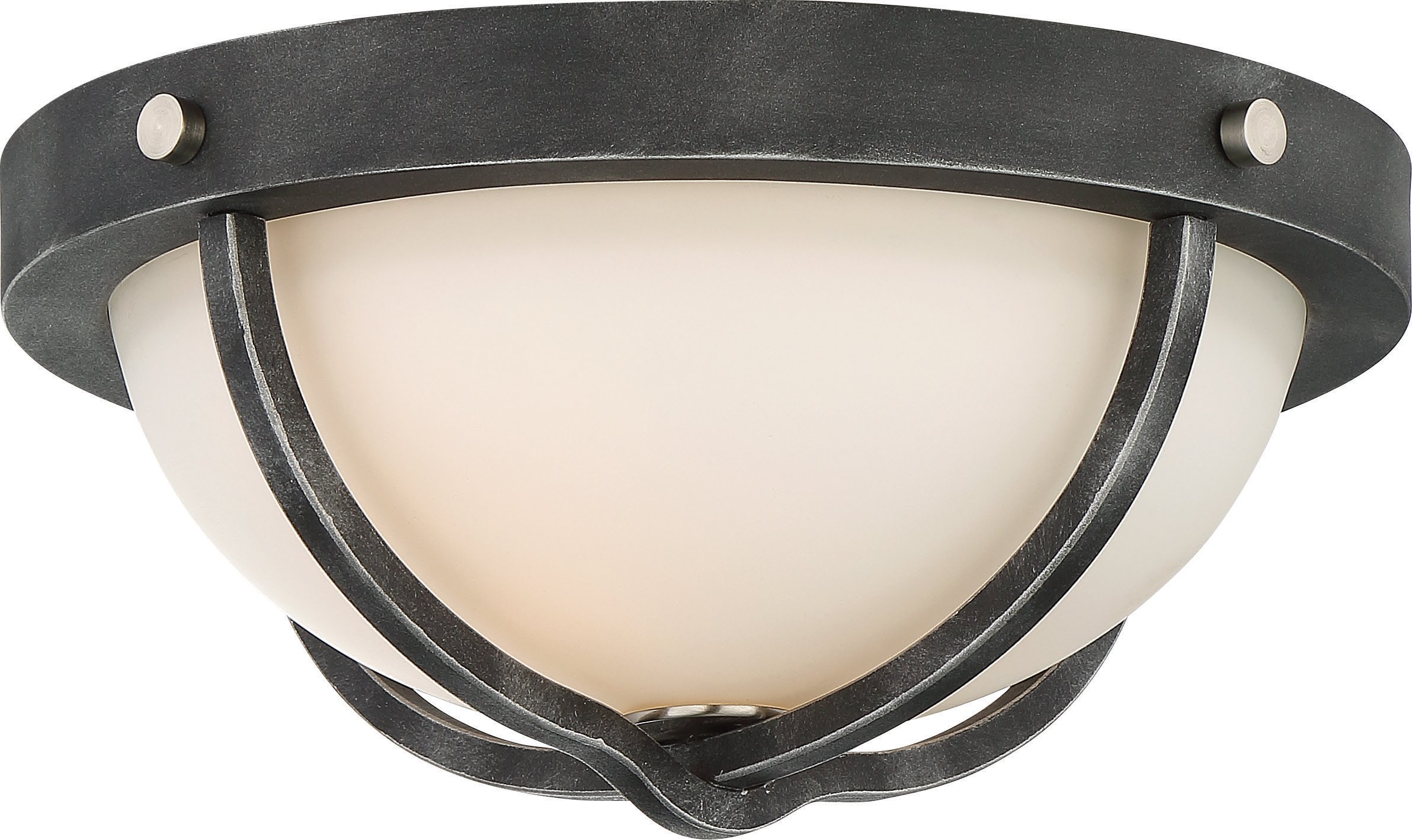 NUVO 60/6126 Two Light Flush Mount, Pack of 1, Bronze/Dark