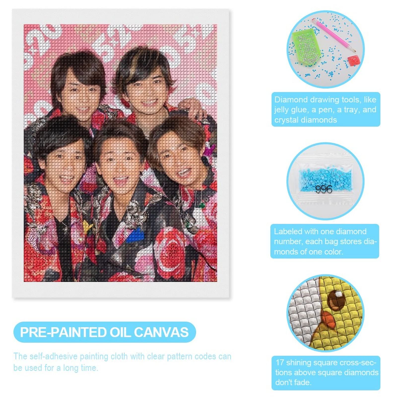 ダイヤモンドアート　まとめ売り10本※説明必ず！お読みください ダイヤモンドアート まとめ売り10本※説明必ず！お読みください