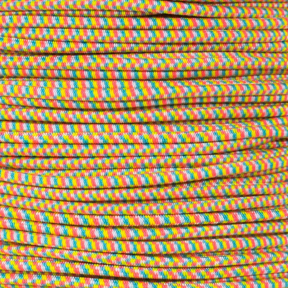 West Coast Paracord Bungee Elastic Nylon Shock Cord (1/8 Inch x 10 Feet, Birthday Cake) — image 1