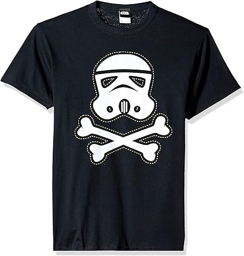 STAR WARS Camiseta con licencia de Halloween Trooper Skull Patch para hombre