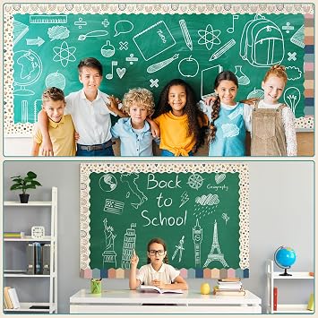 Boho Bulletin Board Borders Trim, Rainbow Polka Dots Classroom Paper Borders for Bulletin Board Decorations, Boho Style Design (59 FT in Length)