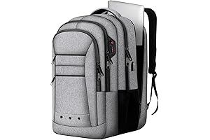 Extra Large Book Backpack: Travel Backpack with USB Port, Big 17inch Laptop Backpacks