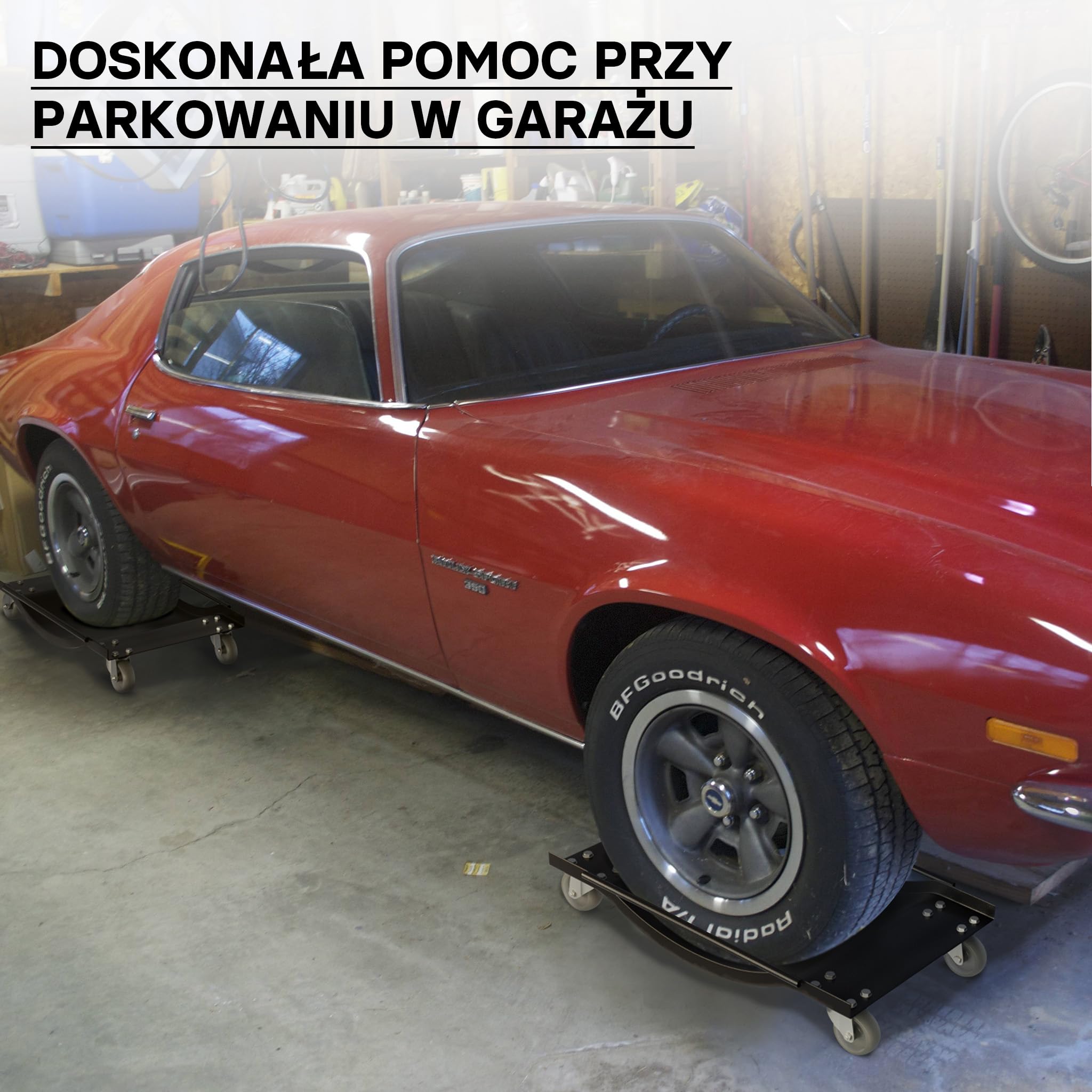 Wielofunkcyjna pomoc do manewrowania Taca do transportu samochodu 1 para rolek manewrowych Podnośniki manewrowe Deska manewrowa 900 kg/para