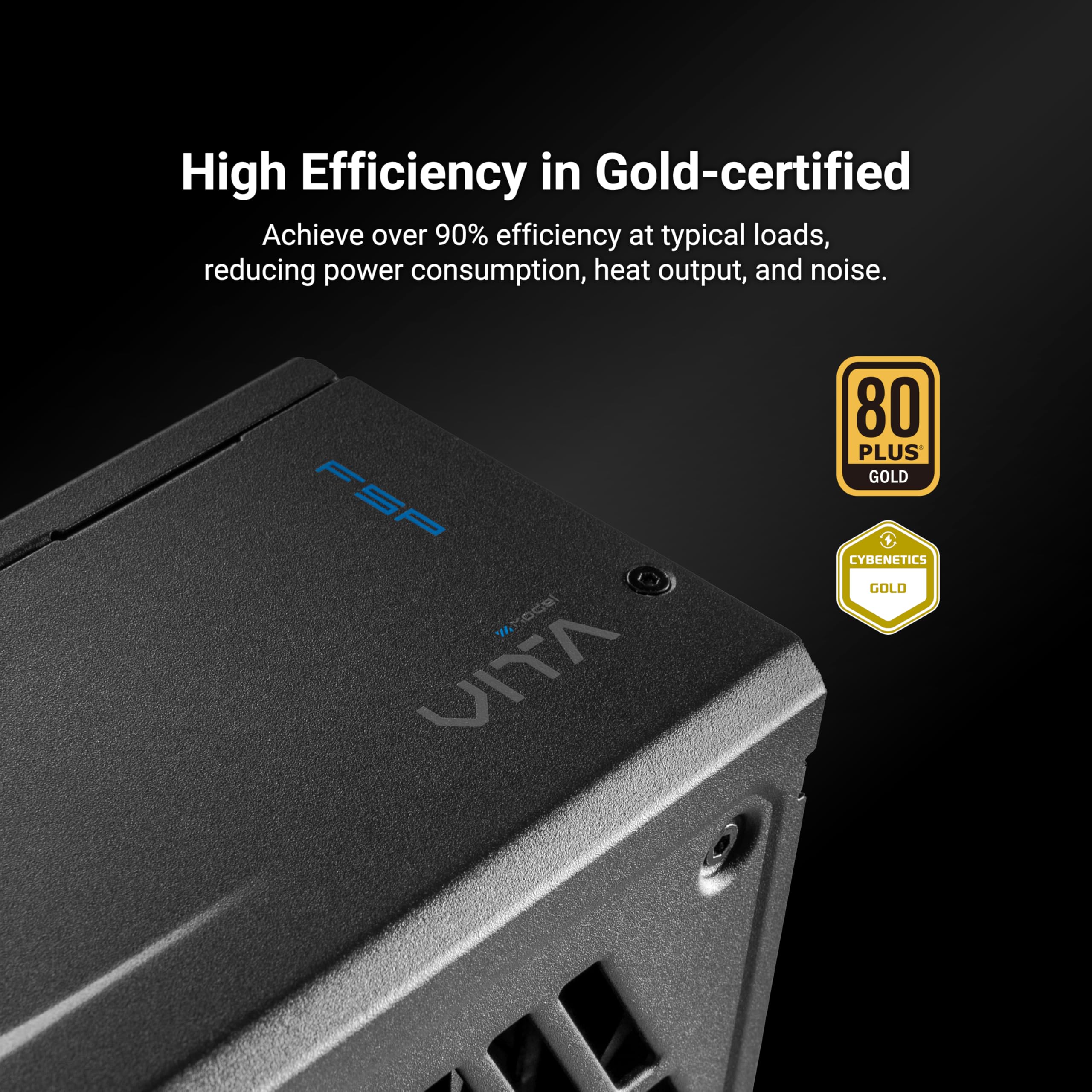 Amazon | FSP VITA GM 1000W 電源、80+ ゴールド、ATX 3.1 PCIe 5.1