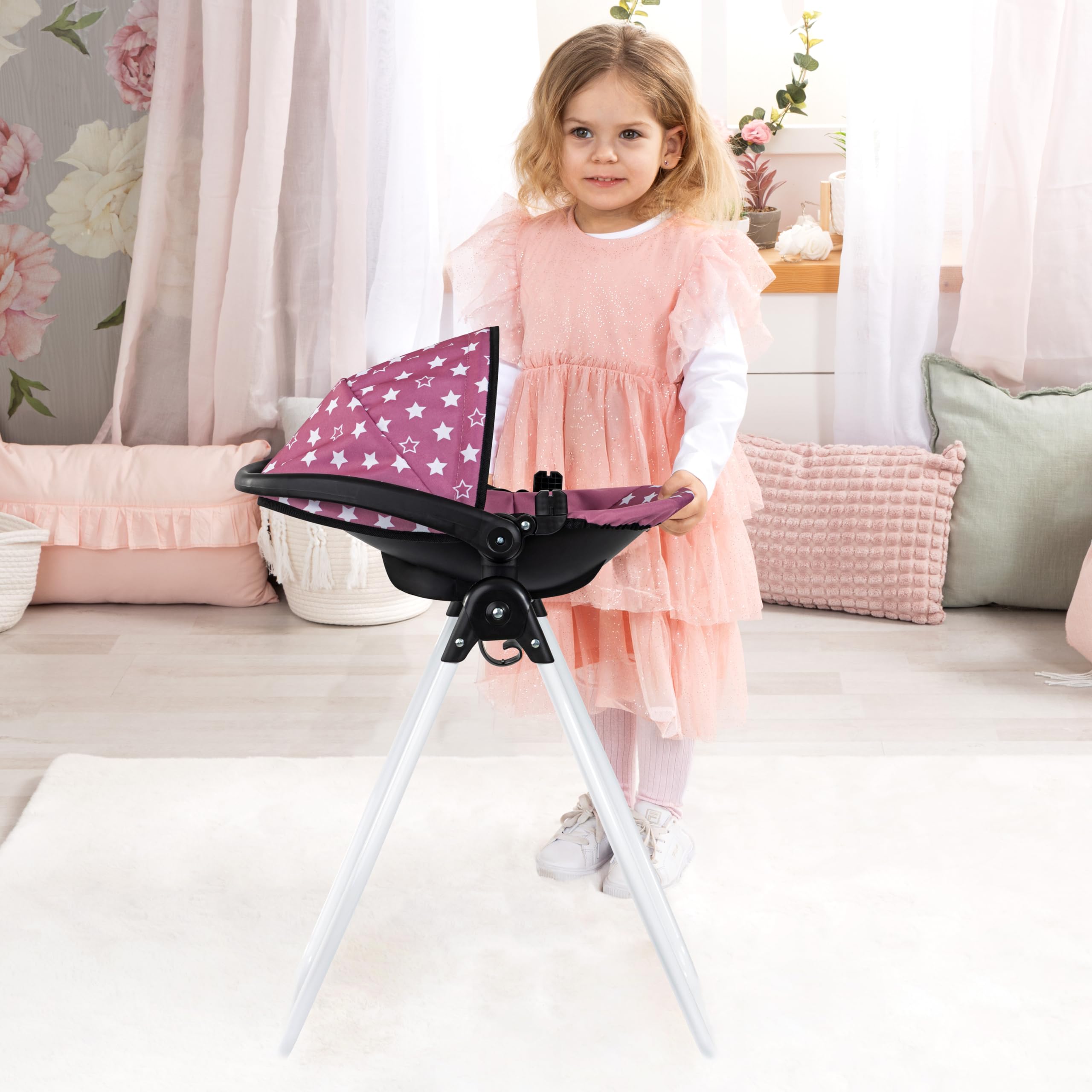 Bayer Design Accessori per bambola Set 4 in 1 seggiolone