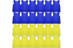 Sintege Nylon Mesh Practice Pinnies, 24-Pack