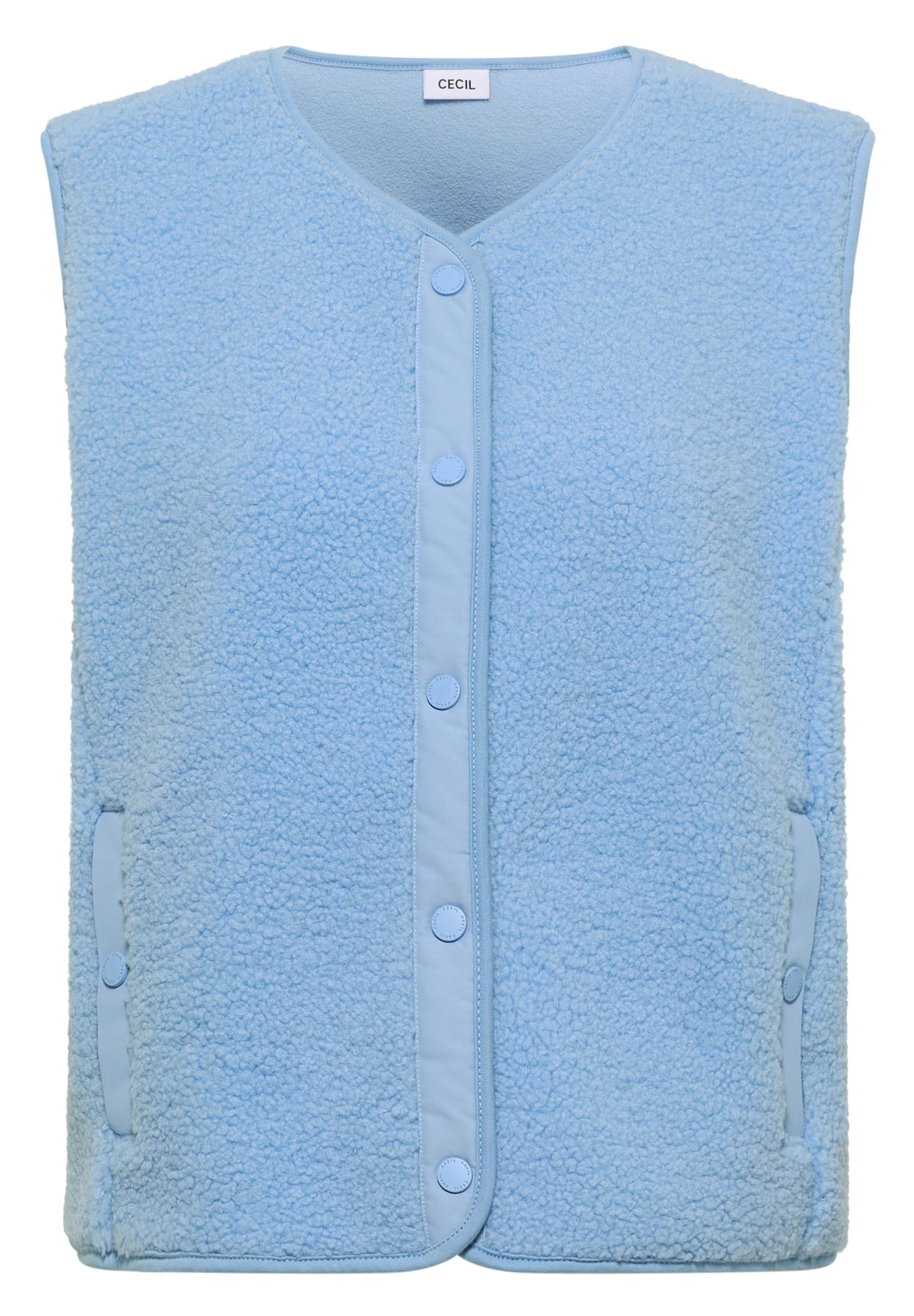 Cecil Damen Teddy-Weste mit Softshelldetails
