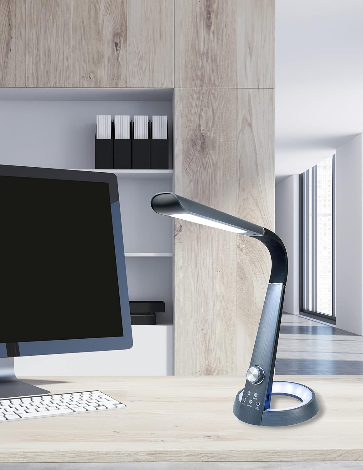 Royal Sovereign LED Desk Lamp w/USB Charging (RDL-110U)