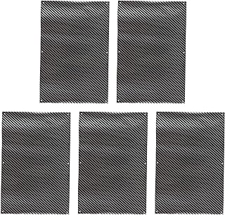 5Pcs RC Wrap Sticker RC Car Wrap Film Waterproof Carbon Fiber Decal for RC Car Body Shell Engine Hood