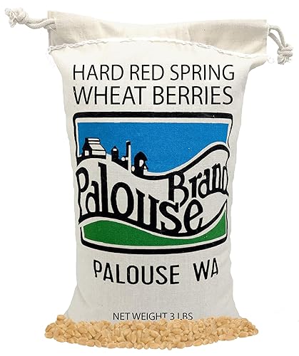 Palouse Brand - Bolsa de trigo rojo primaveral  Proyecto verificado sin OGM  100 no irradiado  Certificado Kosher Parve  Cultivado en EEUU  Con