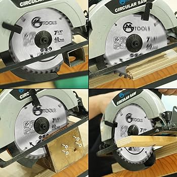 Amazon.co.jp: GMTOOLS 7-1/4インチ 40歯 超硬チップ丸鋸刃 5/8