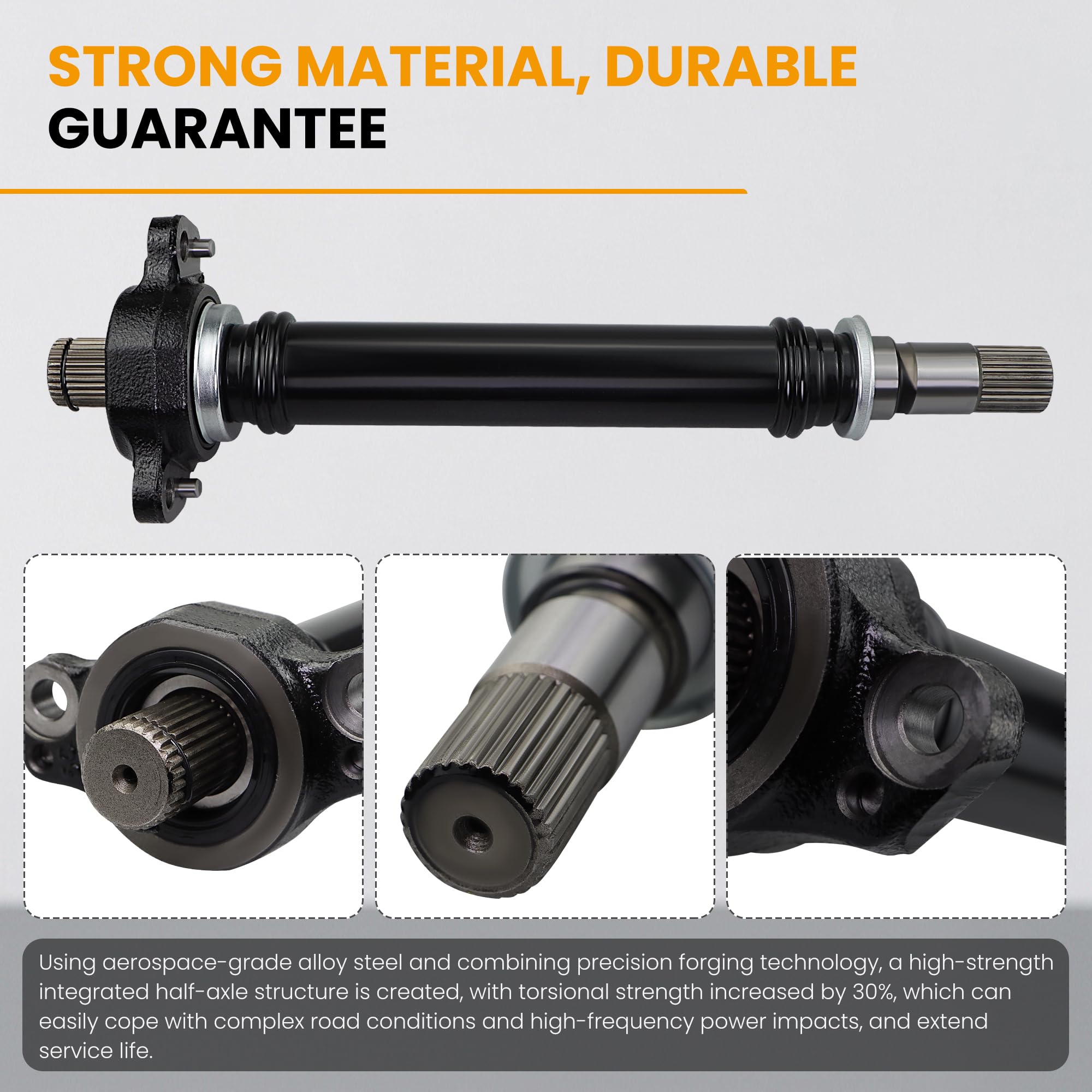 GG38-25-700C Front Right CV Axle Intermediate Shaft Assembly
