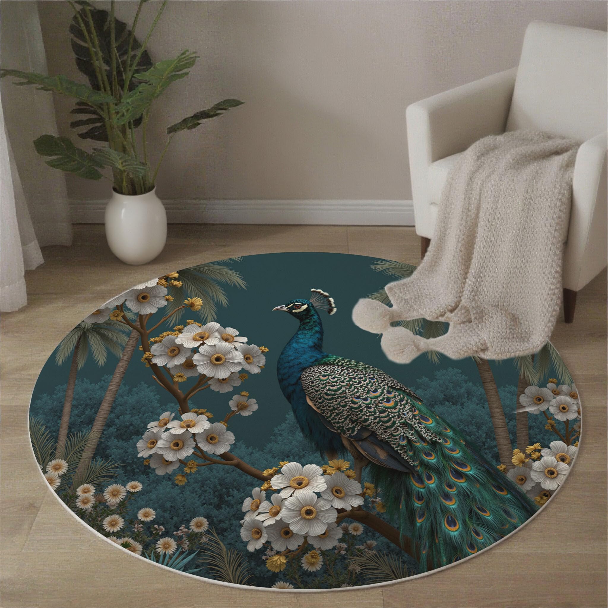 Tapis de jeu antidérapant et résistant aux taches grand format pour enfants