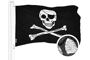 G128 Pirate Jolly Roger Bones Flag