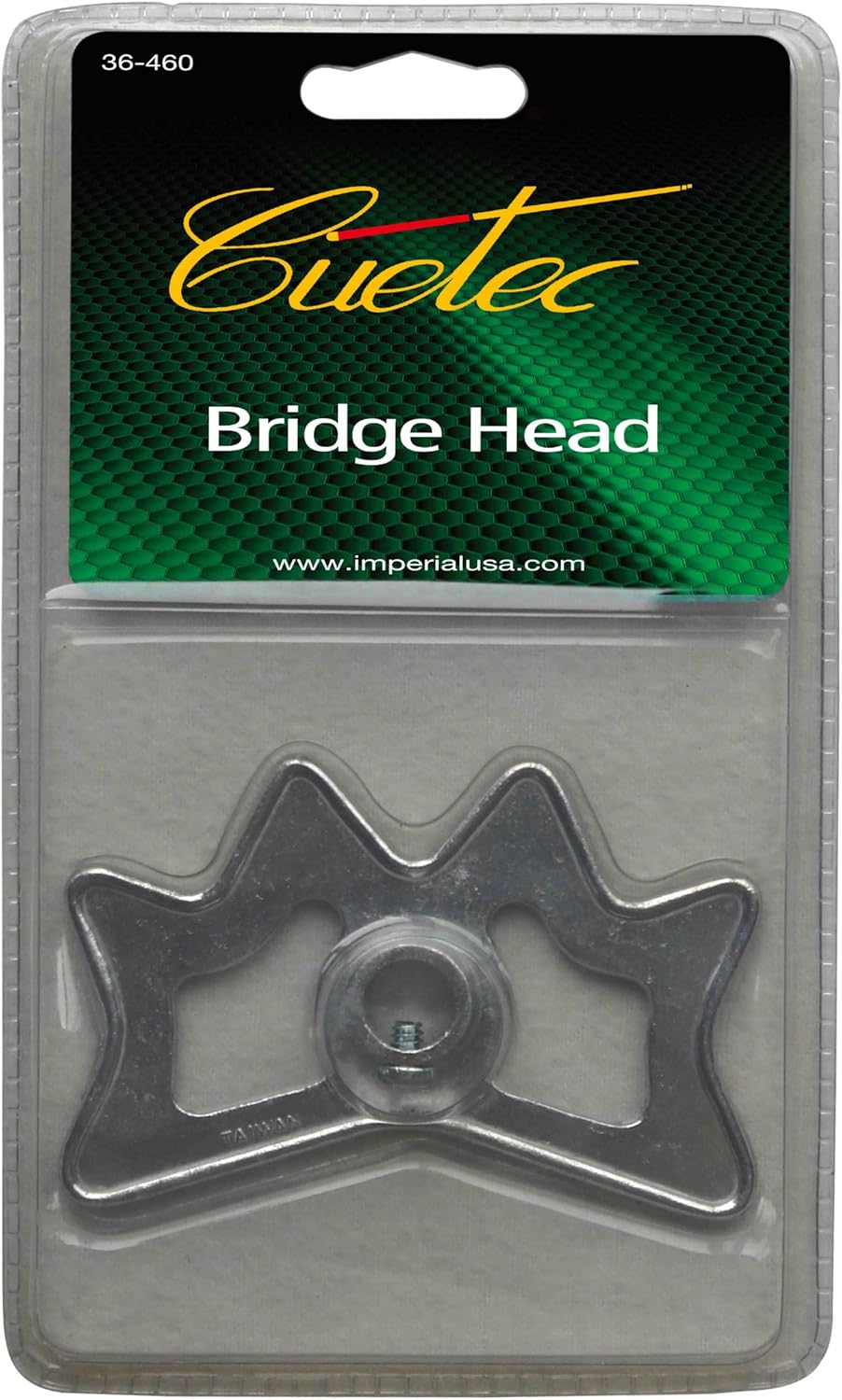 Cuetec Billiard/Pool Cue Accessory Permanent Bridge Head, Aluminum