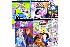 Mega Disney Sticker Set for Girls: Ultimate Bundle of 800+ Enchanting Disney Stickers