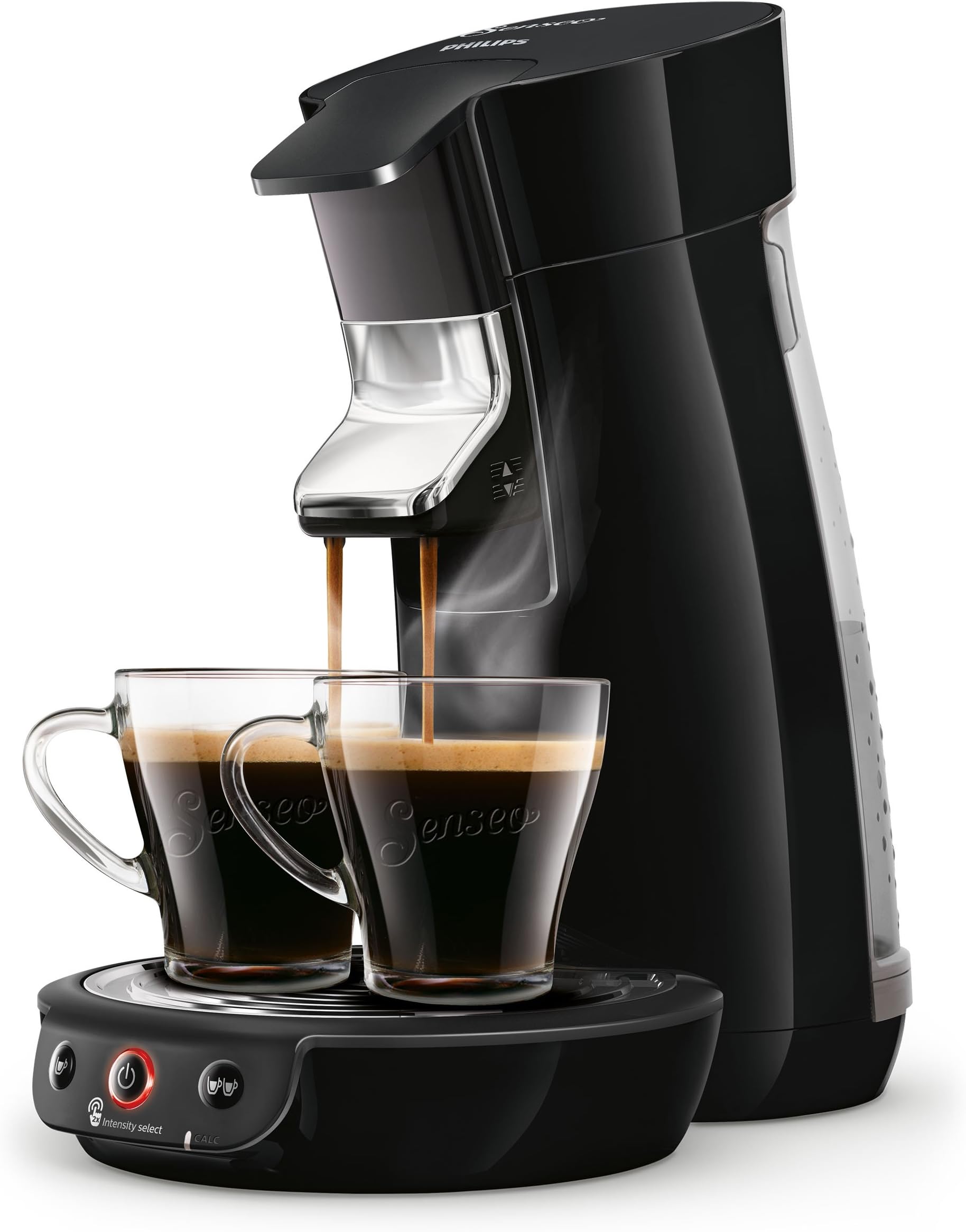 Senseo Viva Café HD6563/60 coffee maker Freestanding Pad coffee machine Black 0.9 L 6 cups Fully-auto Viva Café HD6563/60, Freestanding, Pad coffee machine, 0.9 L, Coffee pod, 1450 W, Black