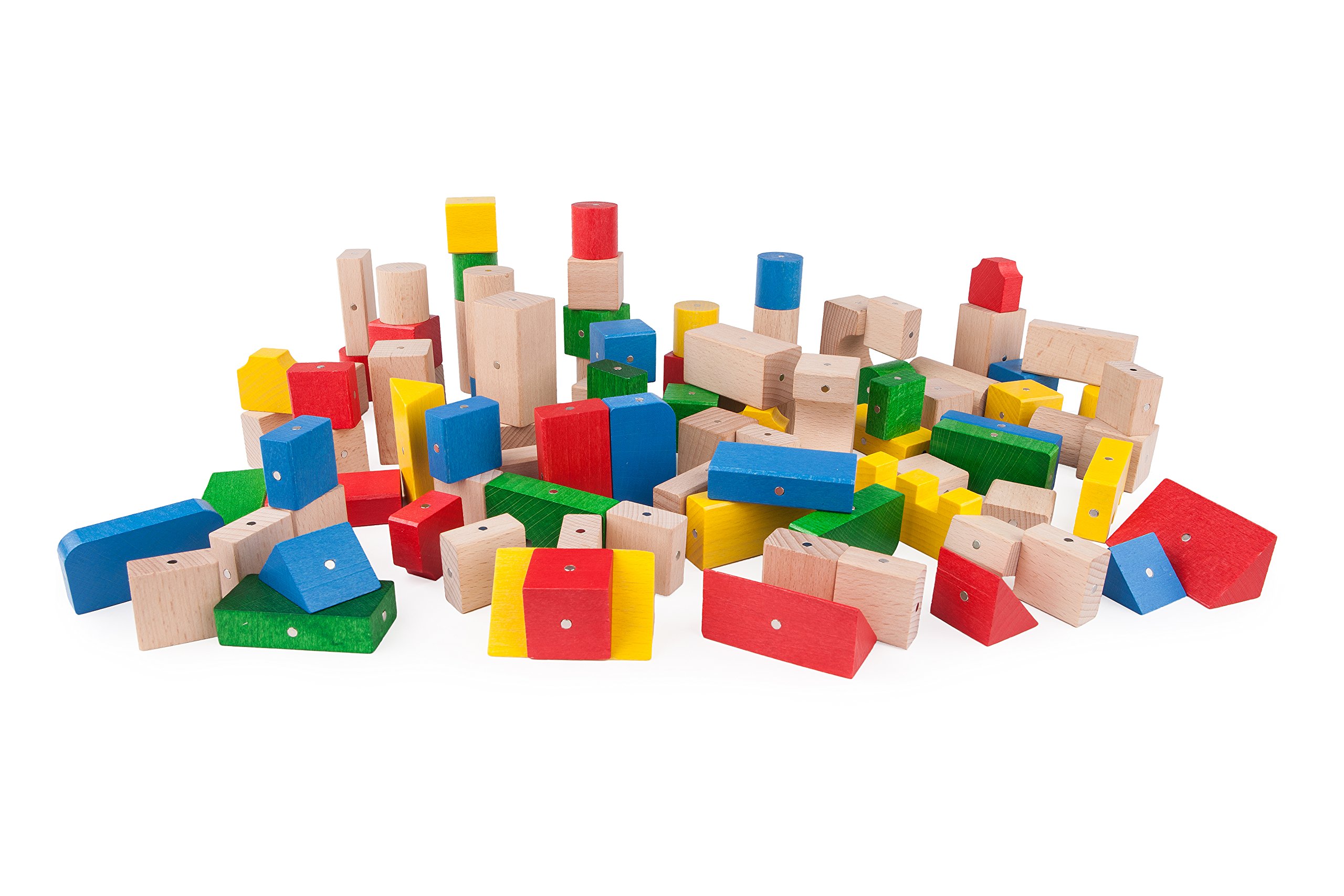 K4030 C Blocchi magnetici in Legno, Multicolore